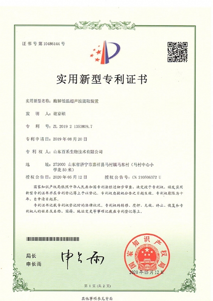 酶解低温超声波提取装置